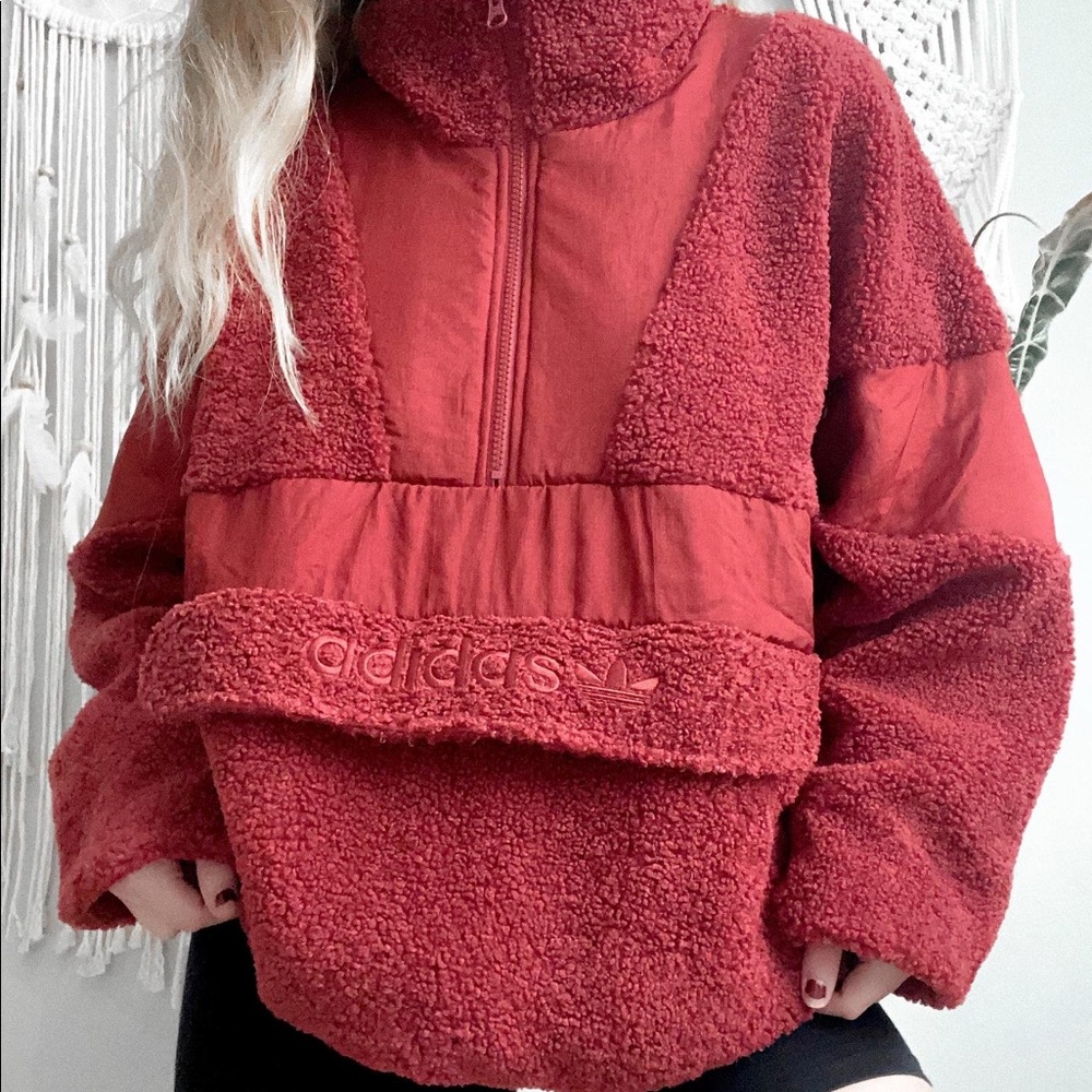 Adidas X UO Sherpa Teddy Coat